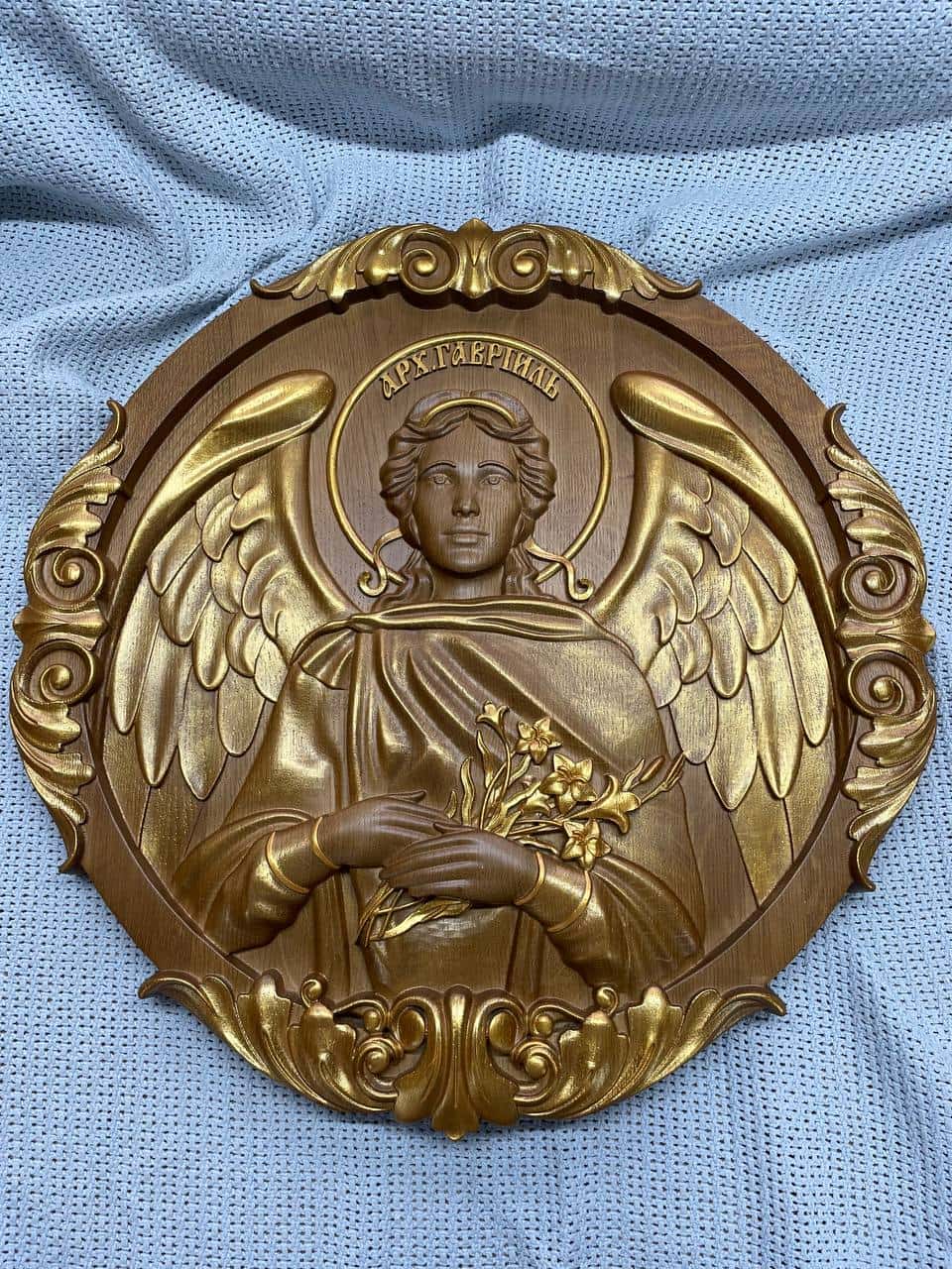 Gabriel Angel Wooden Statue