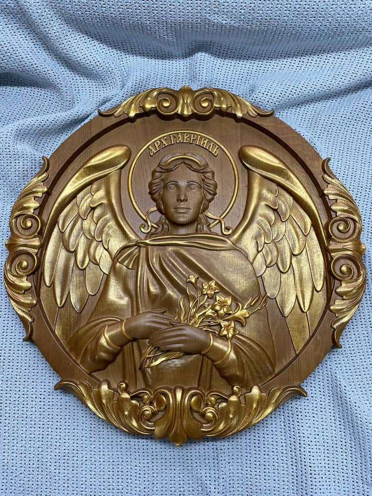 Gabriel Angel Wooden Statue