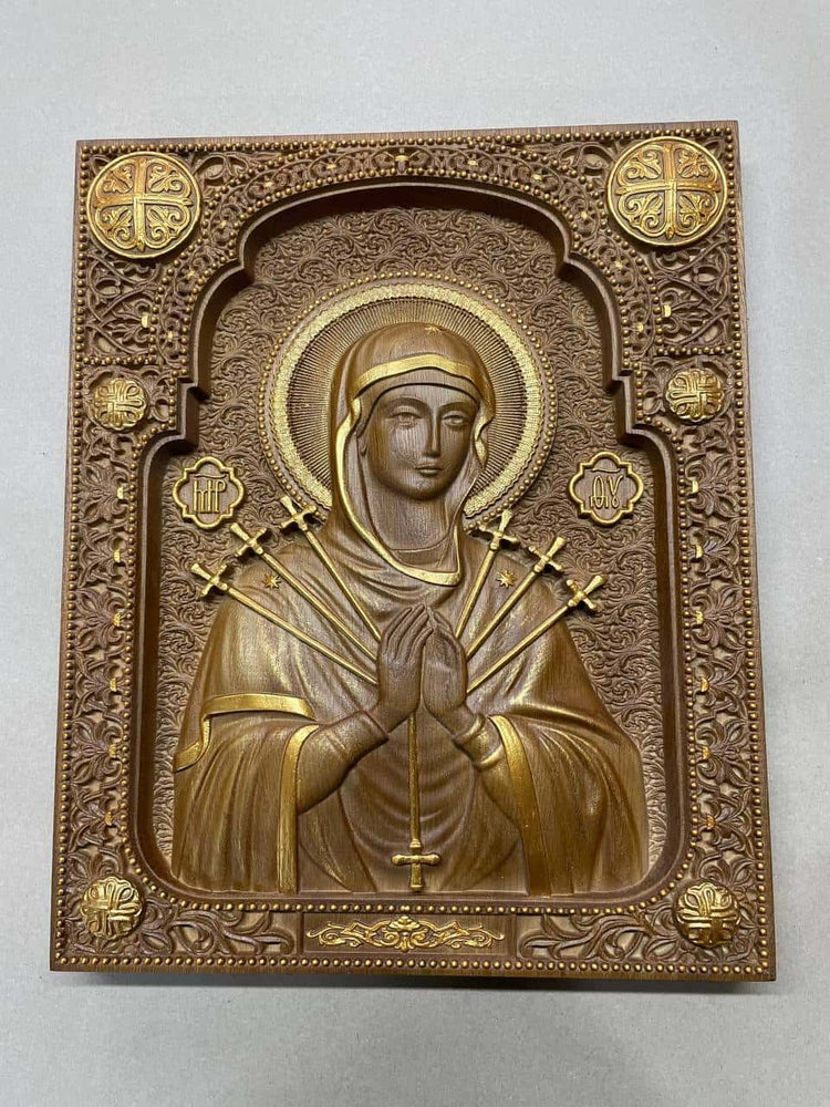 Virgin Mary of Seven Sorrows artwork - Kozak Work Shop