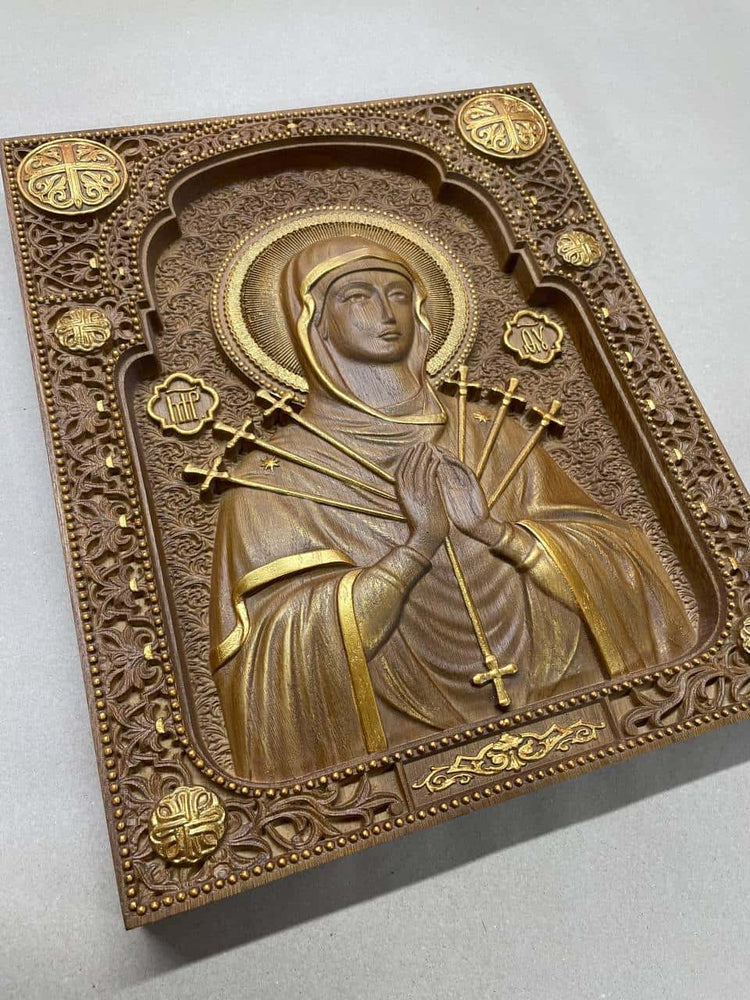 Virgin Mary of Seven Sorrows artwork - Kozak Work Shop