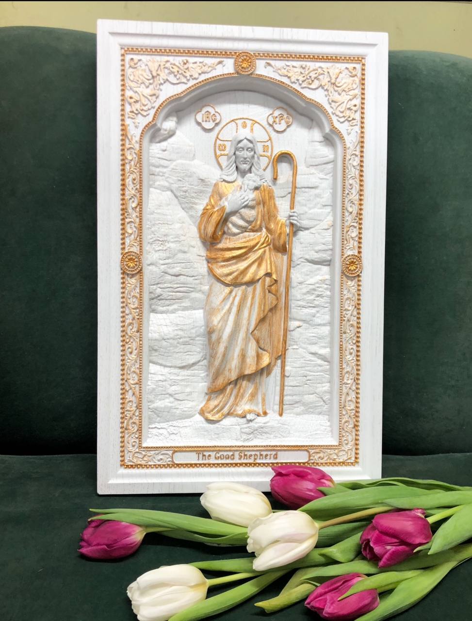 Good Shepherd christian icon - Kozak Work Shop