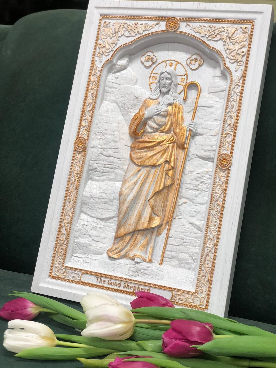 Good Shepherd christian icon - Kozak Work Shop