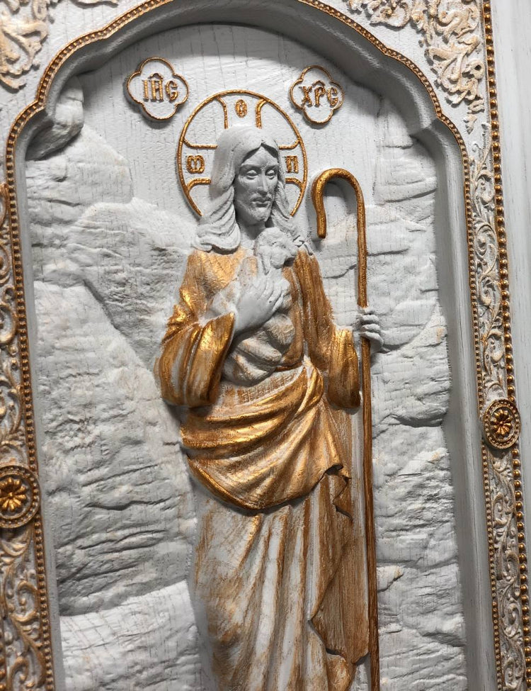 Good Shepherd christian icon - Kozak Work Shop
