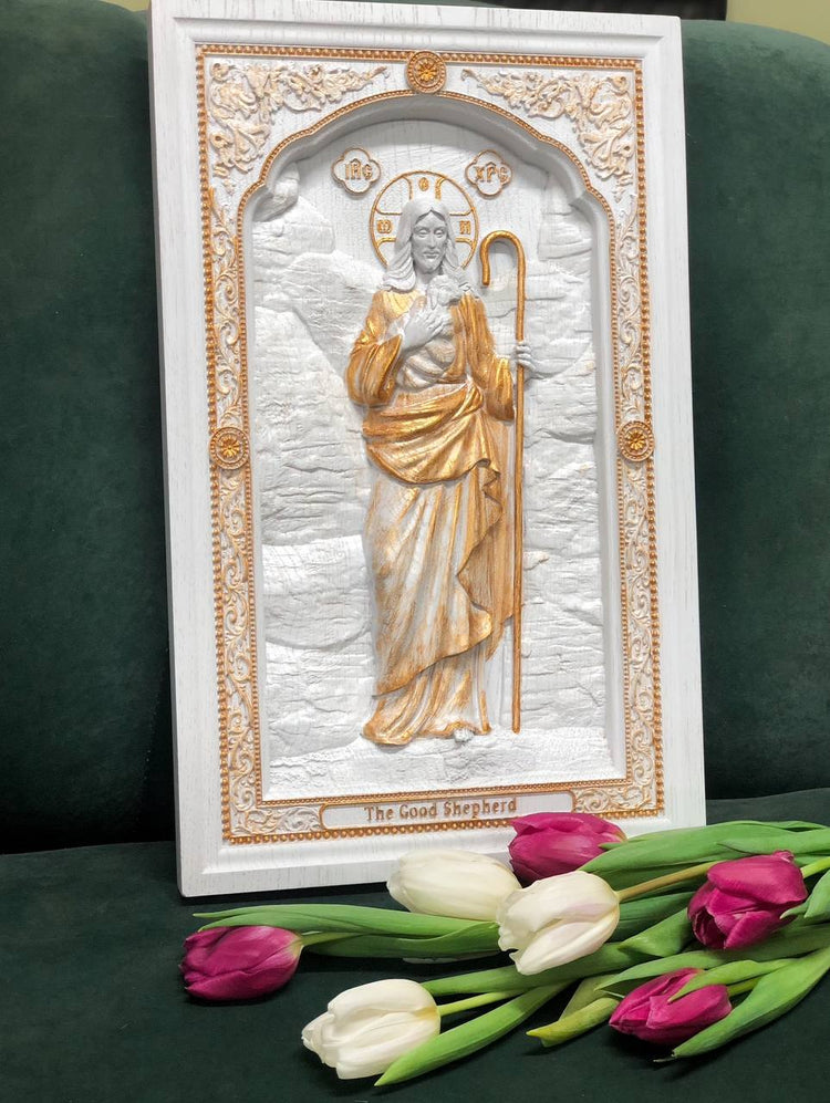 Good Shepherd christian icon - Kozak Work Shop