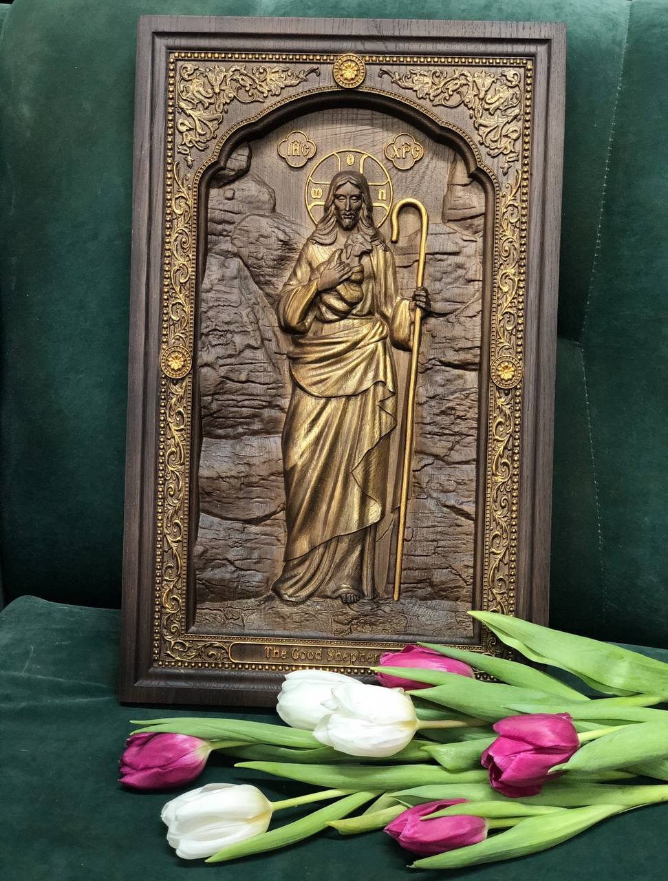 Good Shepherd christian icon - Kozak Work Shop