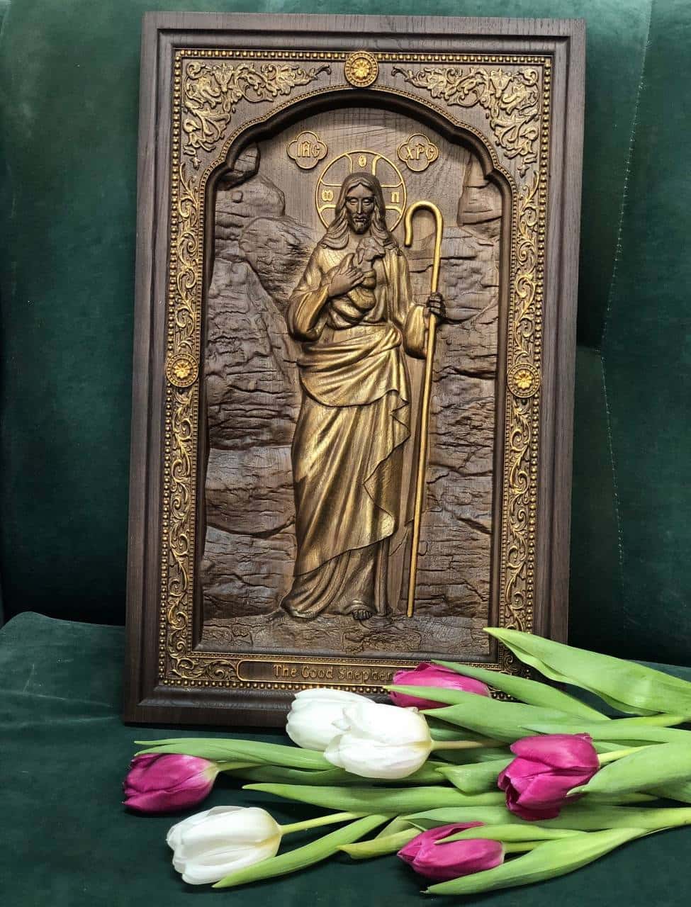 Good Shepherd christian icon - Kozak Work Shop