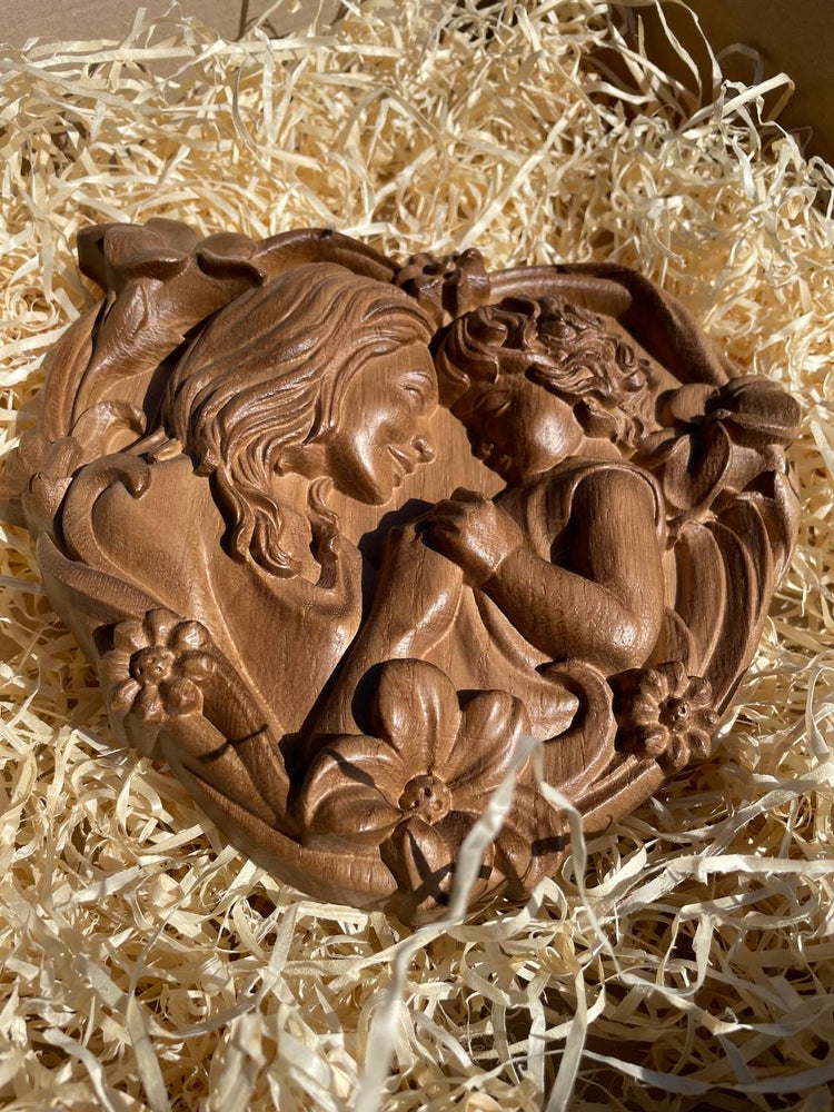 Mother with her child gift for mom - Kozak Work Shop