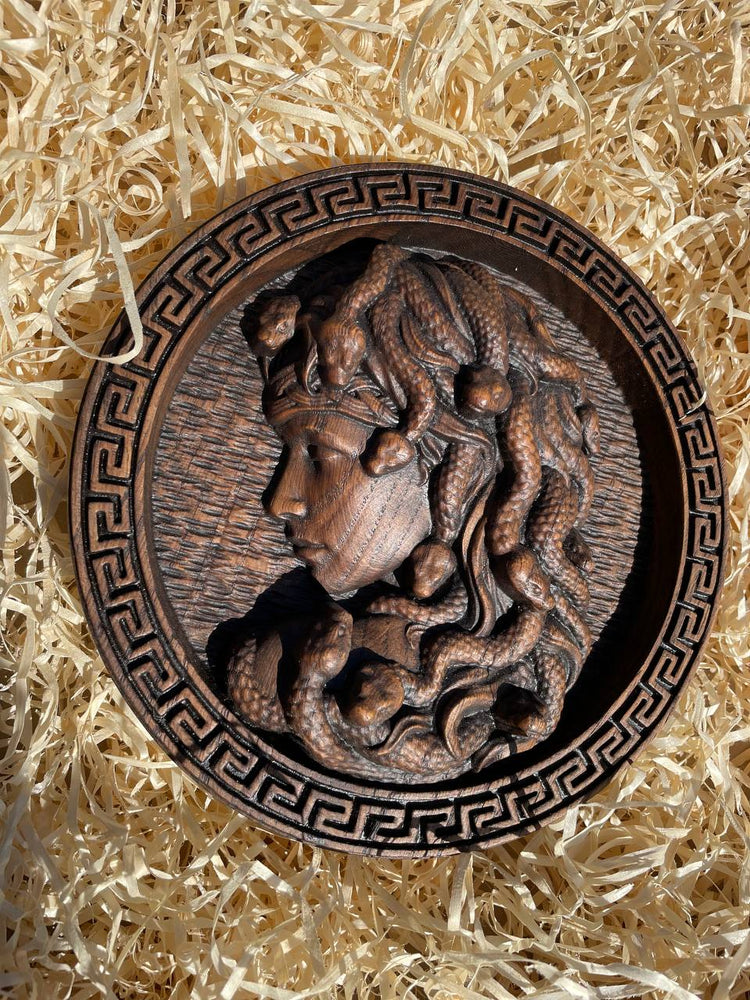 Medusa head Trinacria medallion - Kozak Work Shop