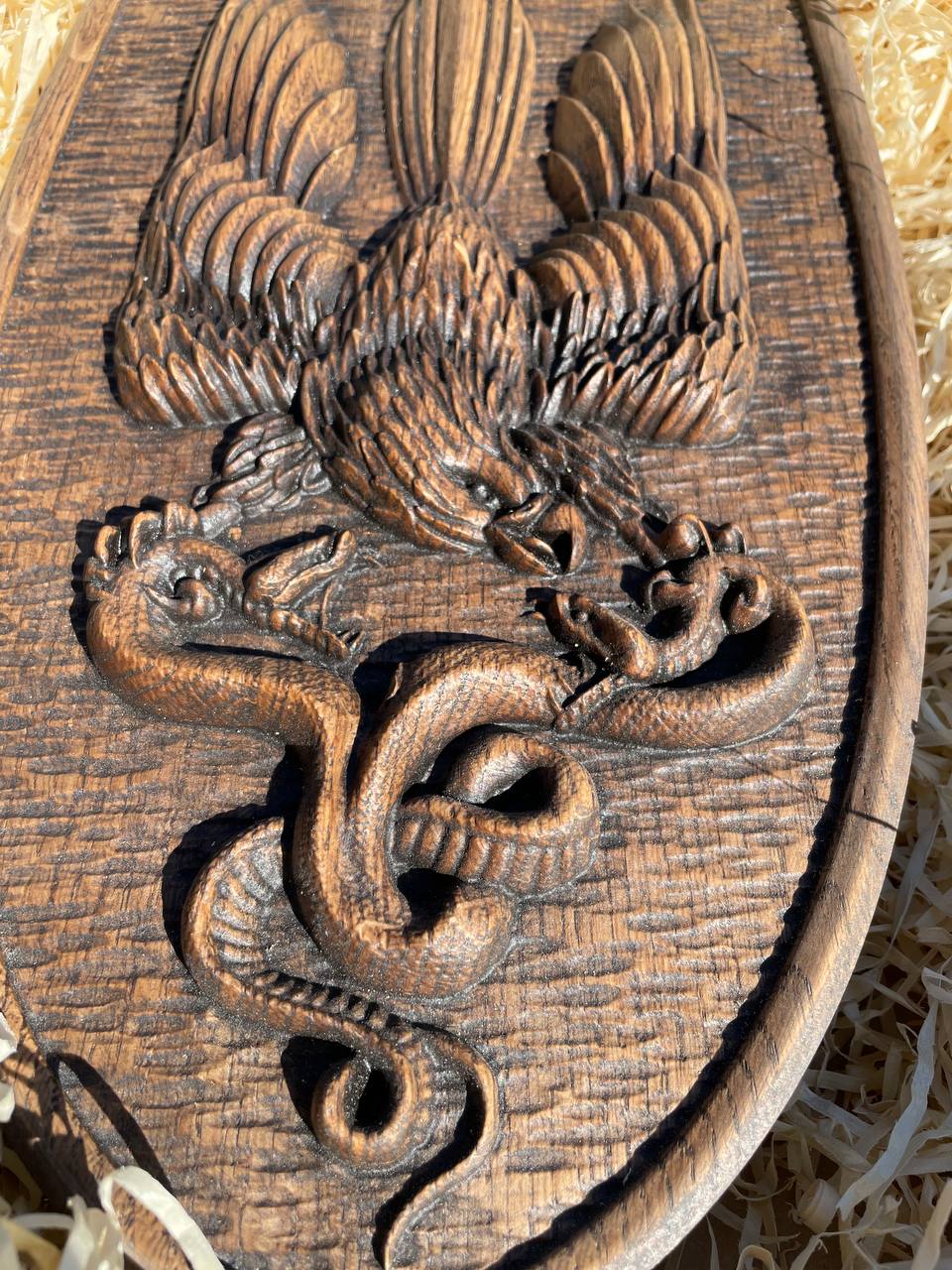 Ukrainian army symbol PVC Shield Eagle Trident - Kozak Work Shop