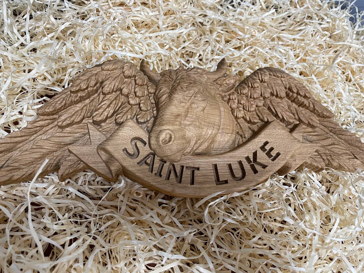 Four Evangelists with beasts  - Matthew, Mark, Luke, John - 4 Gospels - Lion, Ox, Angel,  Eagle - Kozak Work Shop