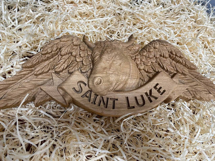 Four Evangelists with beasts  - Matthew, Mark, Luke, John - 4 Gospels - Lion, Ox, Angel,  Eagle - Kozak Work Shop