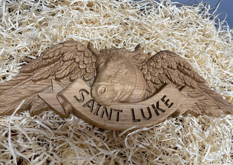 Four Evangelists with beasts  - Matthew, Mark, Luke, John - 4 Gospels - Lion, Ox, Angel,  Eagle - Kozak Work Shop