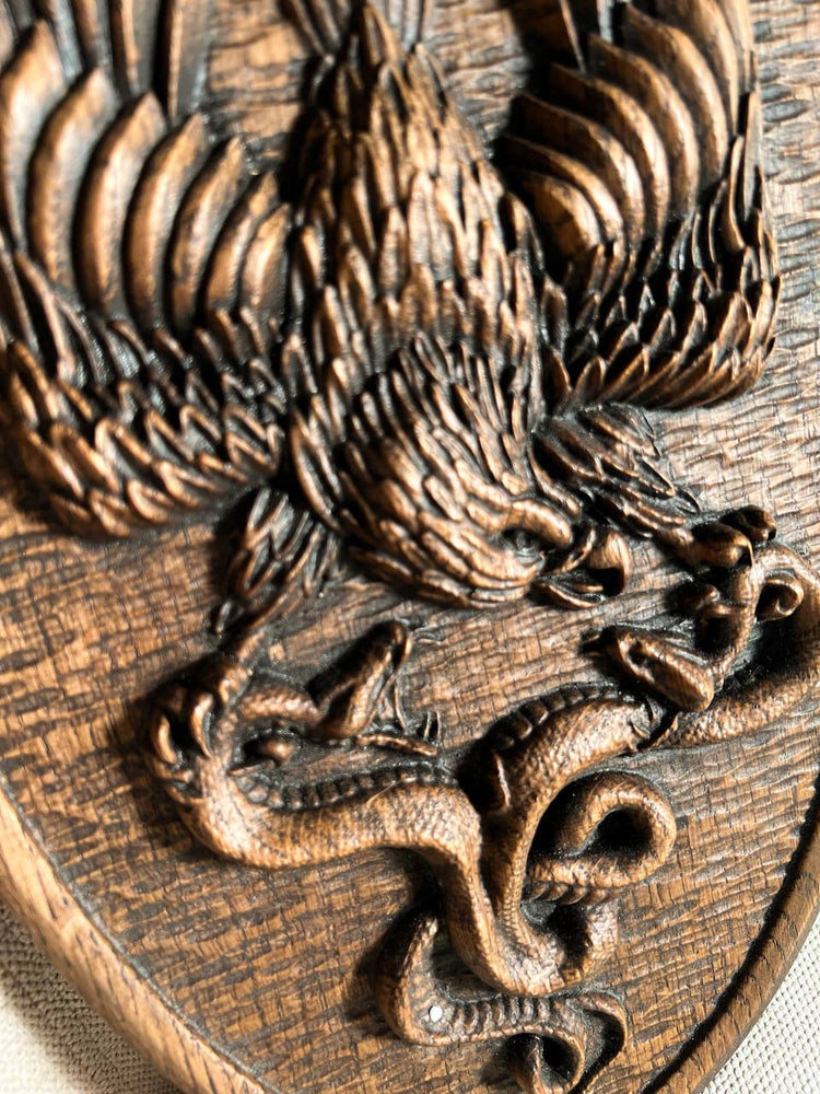Ukrainian army symbol PVC Shield Eagle Trident - Kozak Work Shop