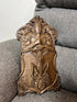 Hand-Carved Wooden Knight Crest with Tryzub - Kozak Work Shop