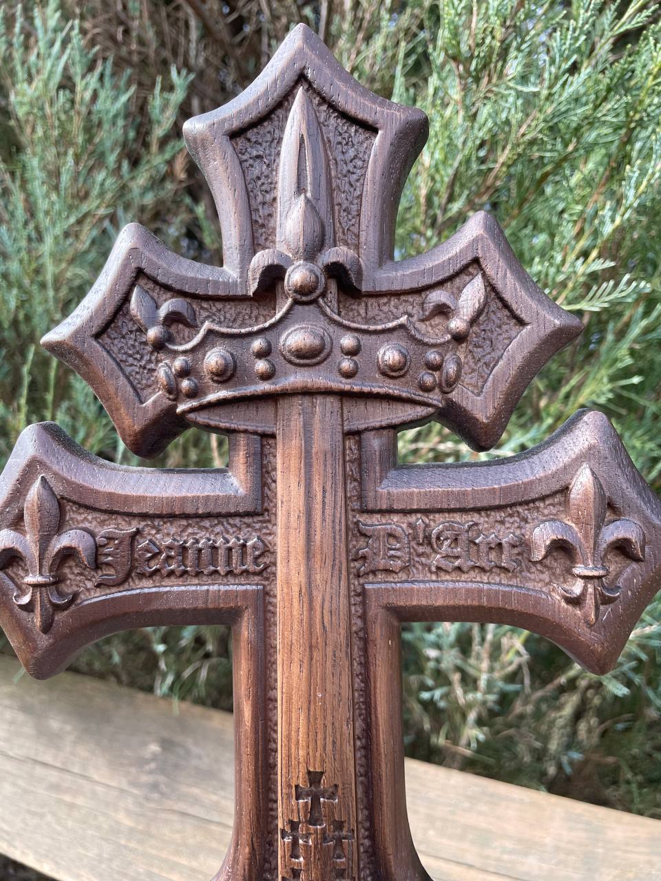 Lorraine Cross with Joan of Arc Heraldry (Copy) - Kozak Work Shop