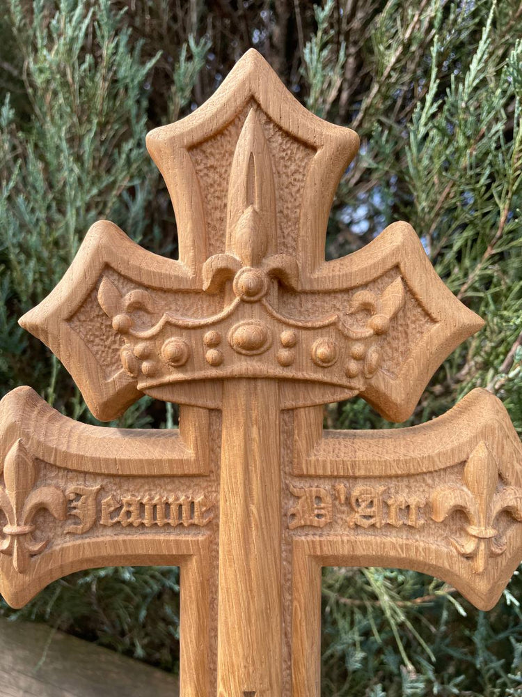 Lorraine Cross with Joan of Arc Heraldry (Copy) - Kozak Work Shop