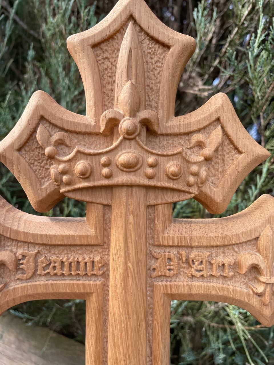 Lorraine Cross with Joan of Arc Heraldry (Copy) - Kozak Work Shop
