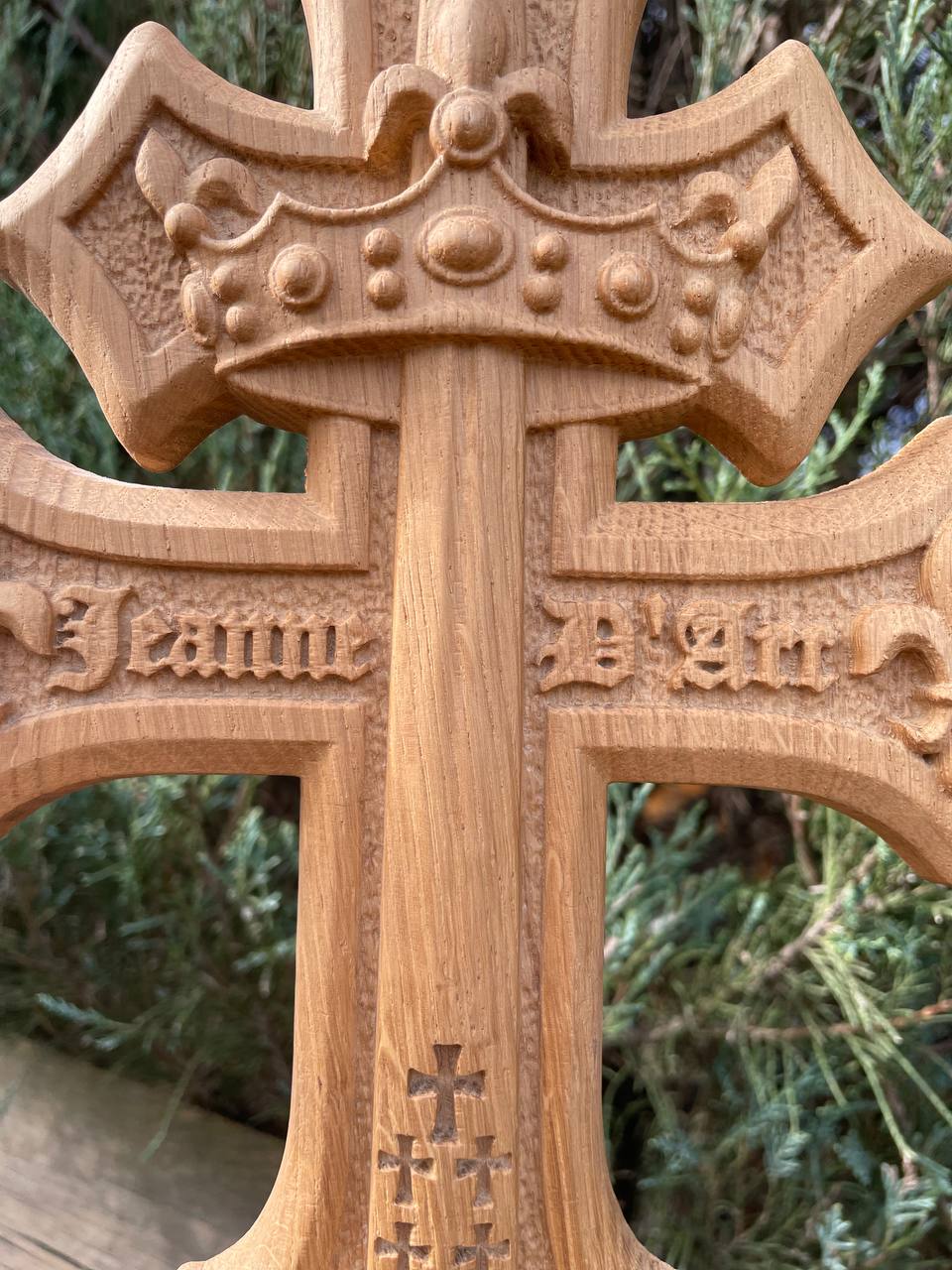 Lorraine Cross with Joan of Arc Heraldry (Copy) - Kozak Work Shop