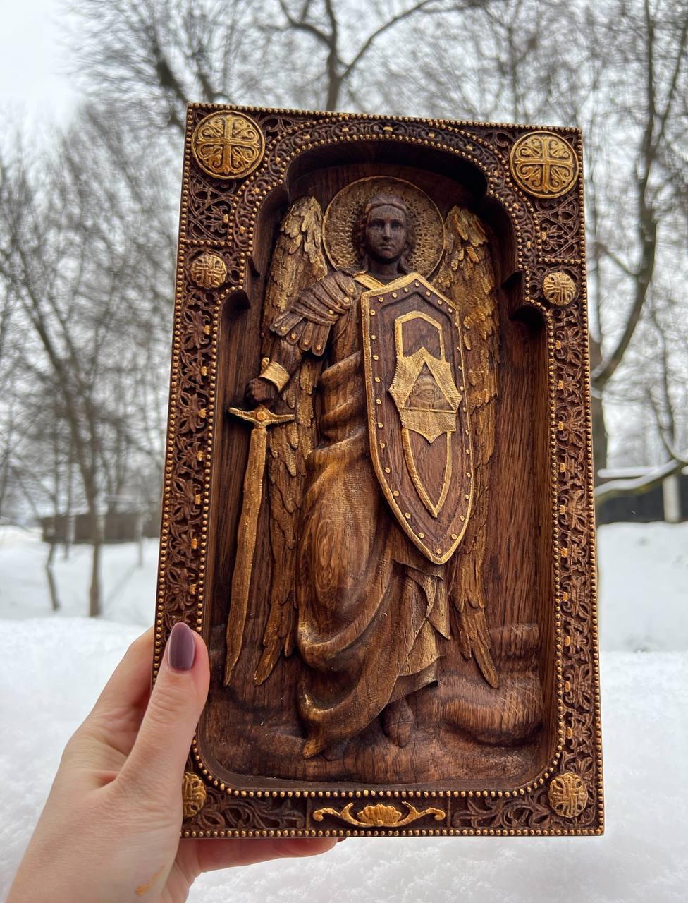 Michael the Archangel with Sword - Kozak Work Shop