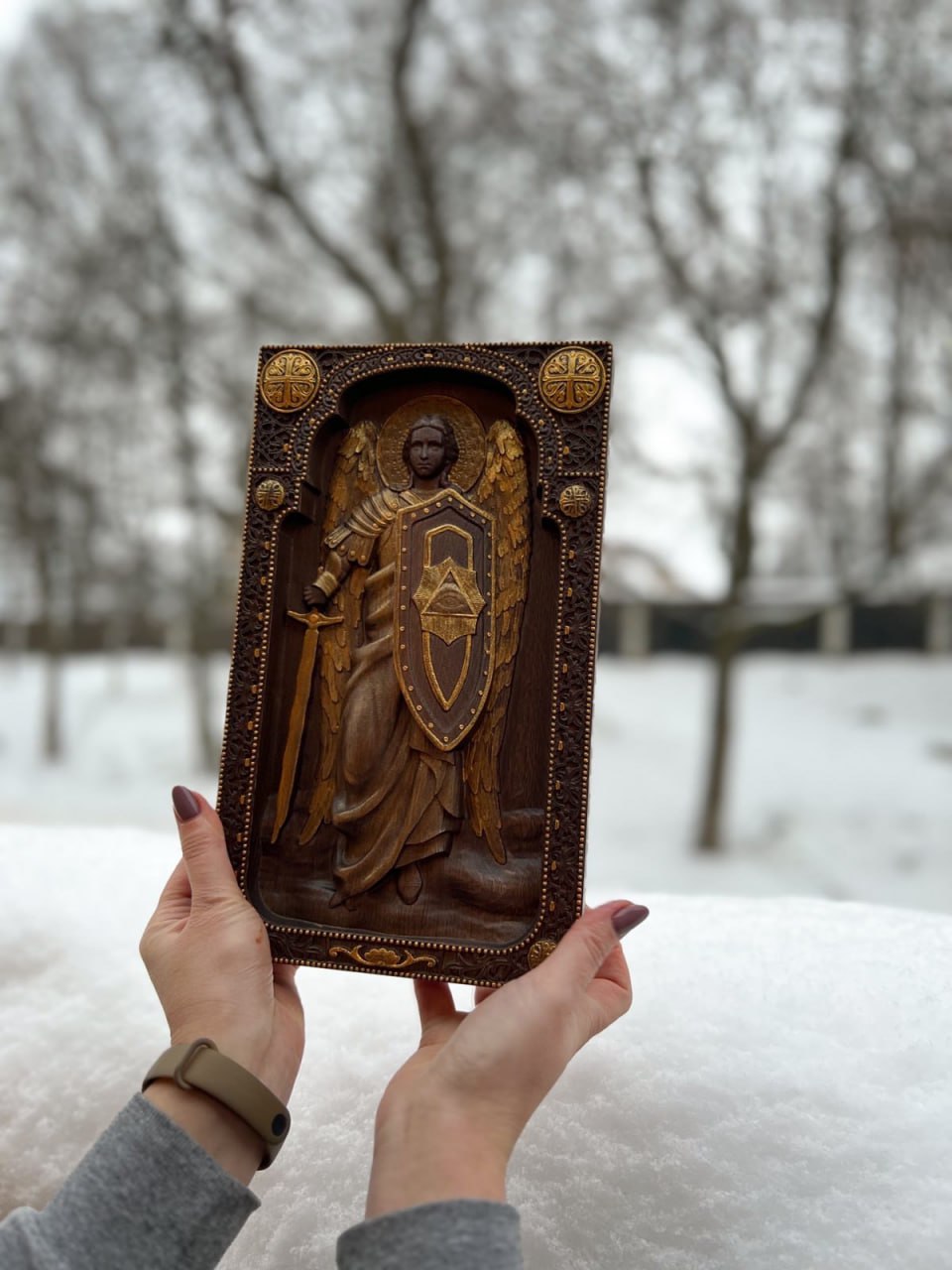 Michael the Archangel with Sword - Kozak Work Shop