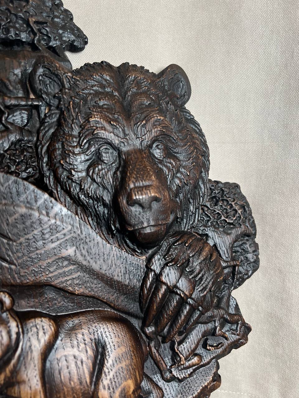 Bear Wooden Art