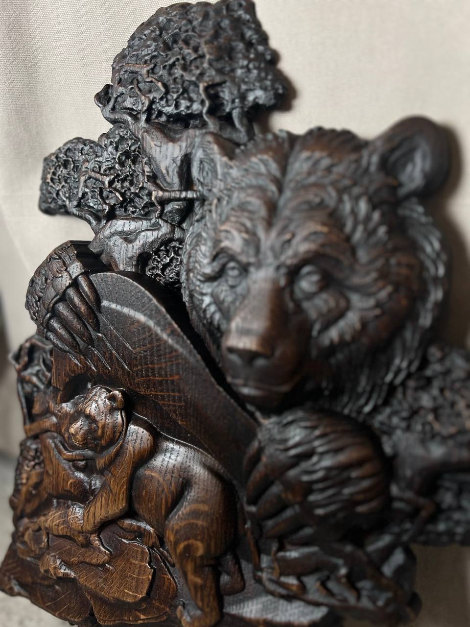 Bear Wooden Art