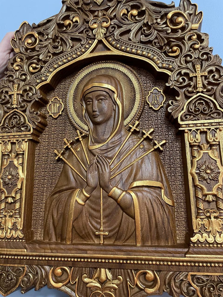Blessed Virgin Mary of Seven Sorrows Baroque - Kozak Work Shop