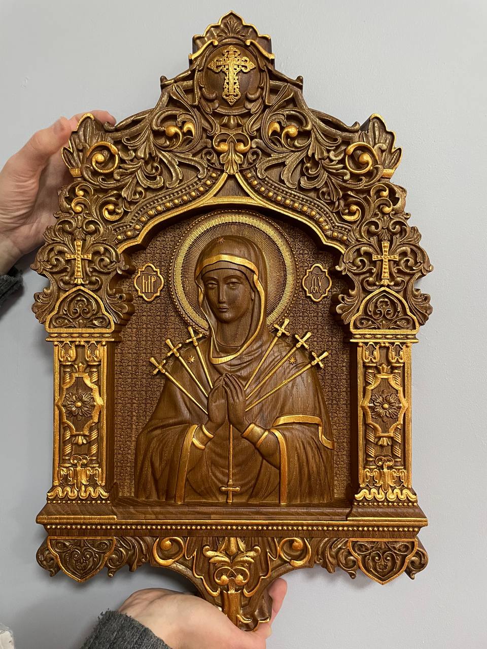 Blessed Virgin Mary of Seven Sorrows Baroque - Kozak Work Shop