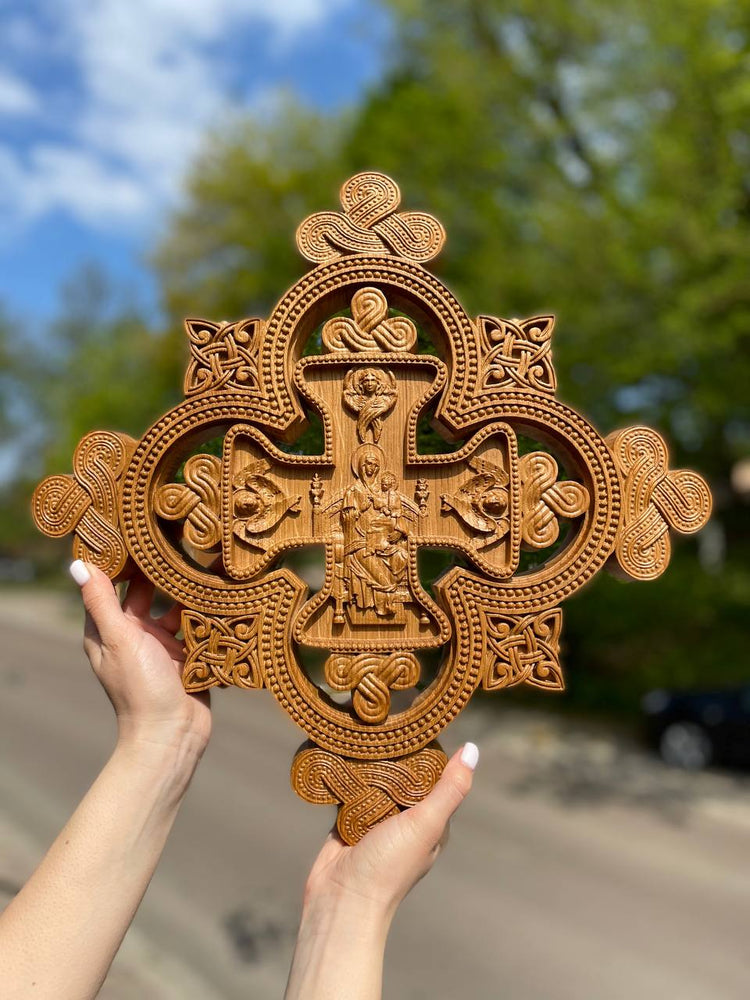 Our Lady with Three Cherub - Kozak Work Shop