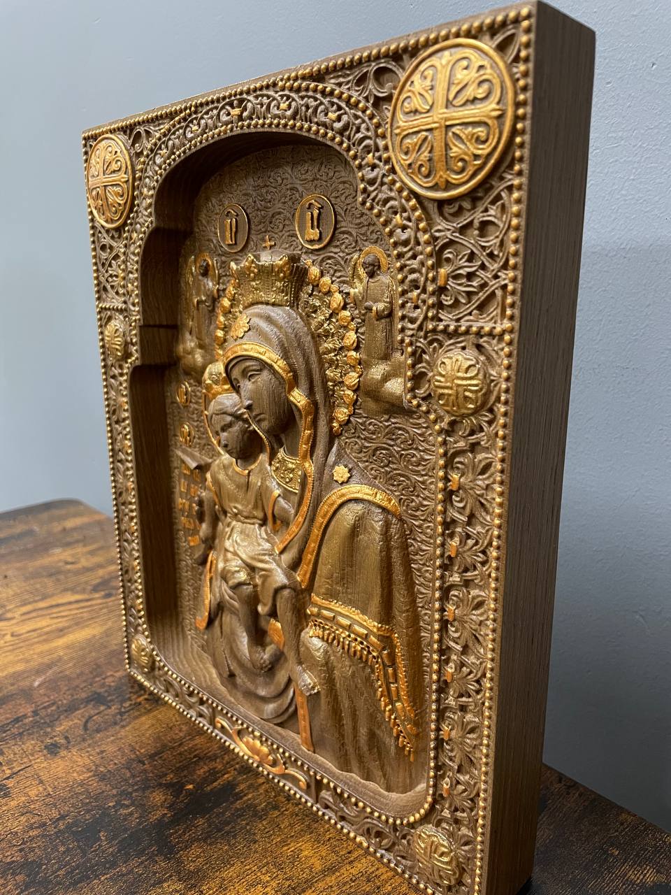 Modern Virgin Mary Art - Kozak Work Shop