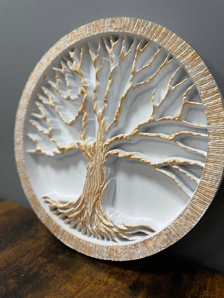 Tree of life Wooden Bas Relief - Kozak Work Shop