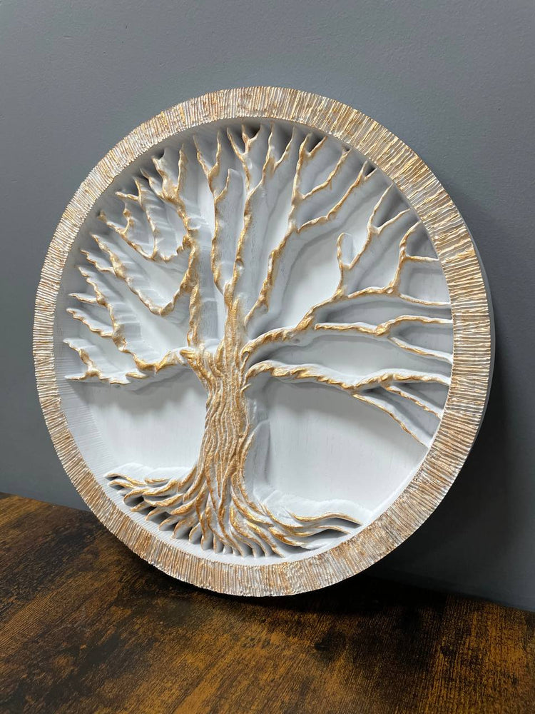 Tree of life Wooden Bas Relief - Kozak Work Shop