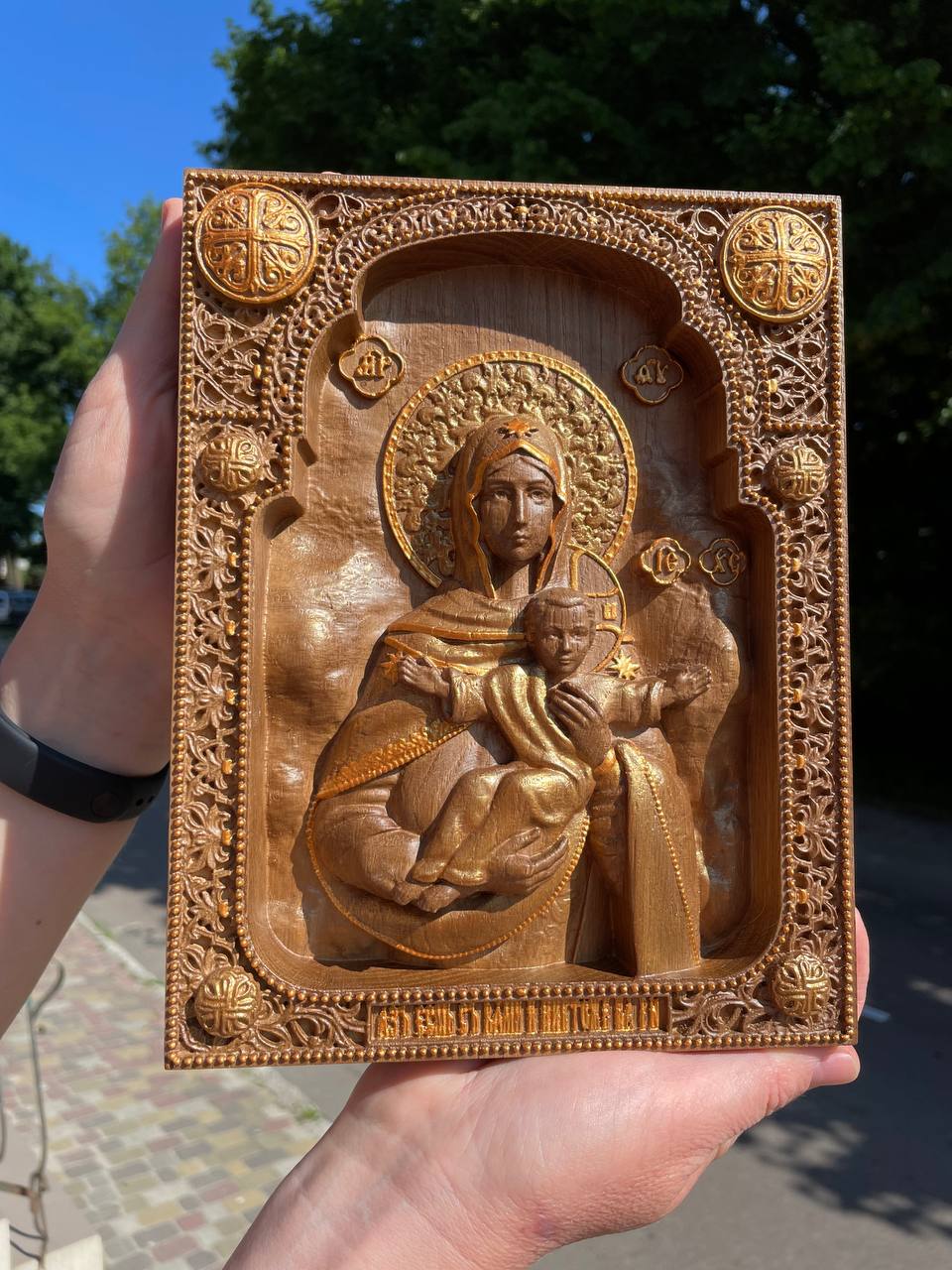 Leushino Icon of the Mother of God - Kozak Work Shop