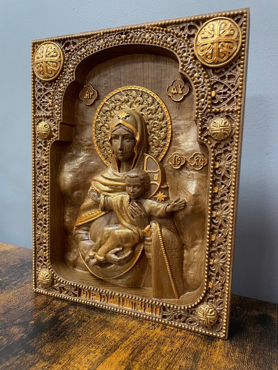 Leushino Icon of the Mother of God - Kozak Work Shop