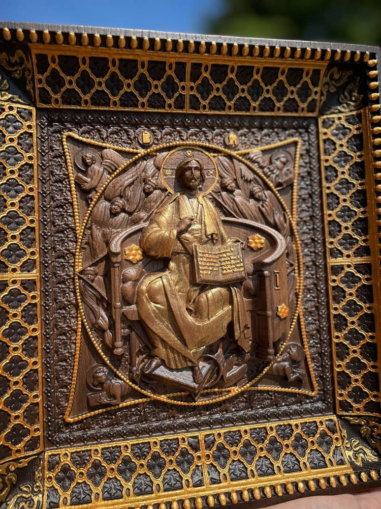 Our Lord Jesus Wooden Image in Classical frame - Kozak Work Shop