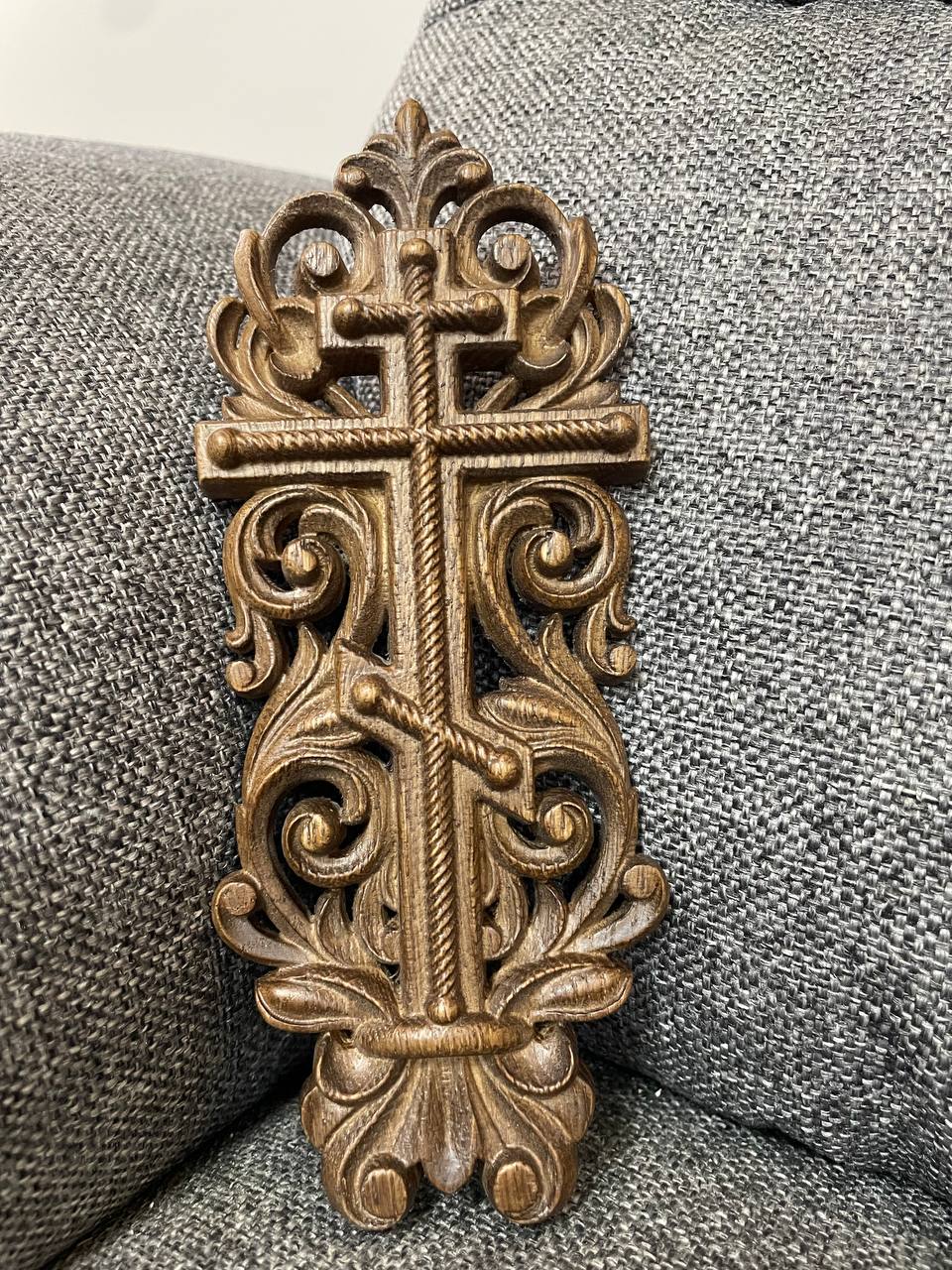 Wooden Cross Unique decor for christian home - Kozak Work Shop