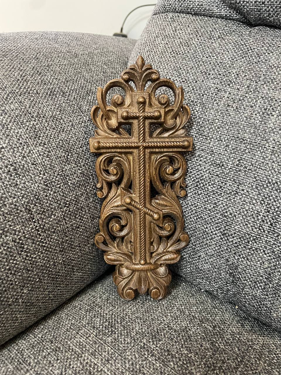 Wooden Cross Unique decor for christian home - Kozak Work Shop