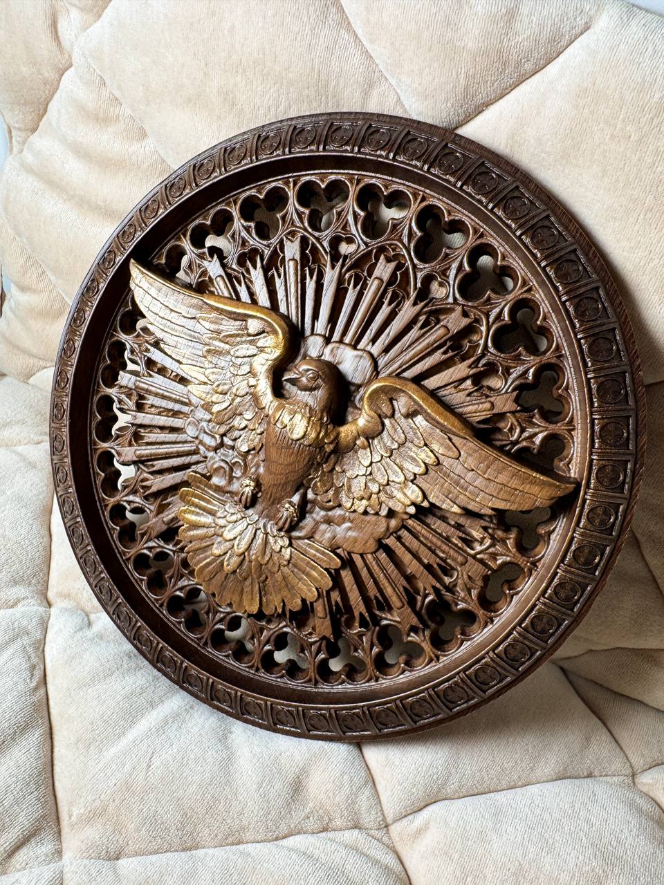Holy Spirit Dove Wood Wall Art - Kozak Work Shop