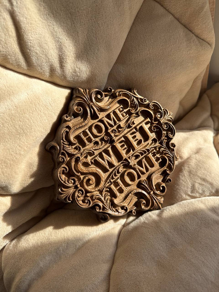 Home Sweet Home Wooden panel - Kozak Work Shop