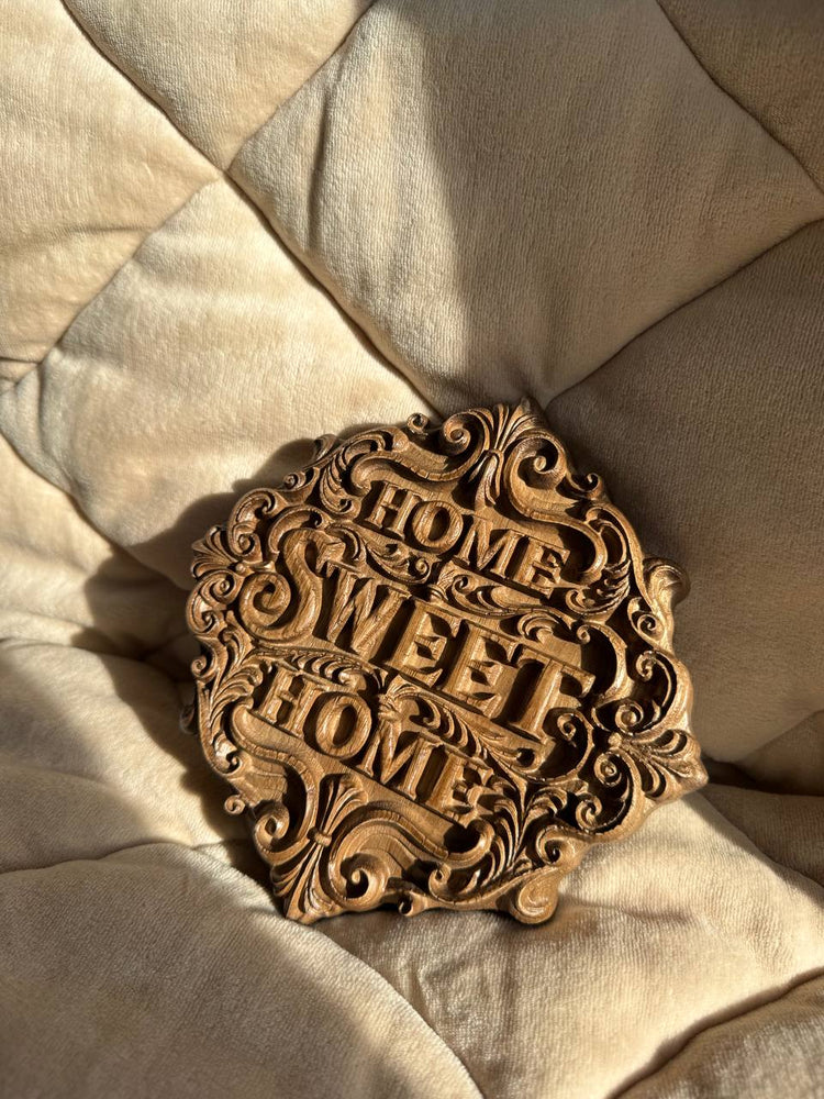 Home Sweet Home Wooden panel - Kozak Work Shop