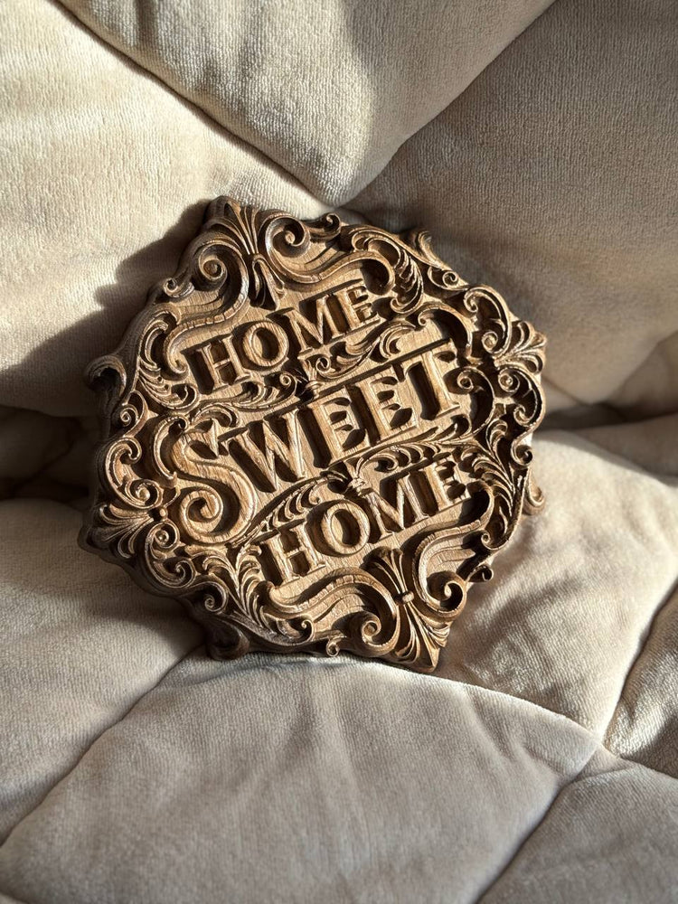 Home Sweet Home Wooden panel - Kozak Work Shop