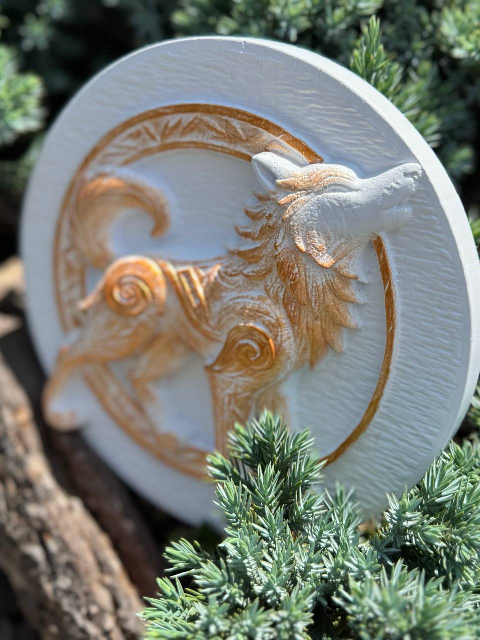 Wolf Wooden Wall Plaque - Kozak Work Shop
