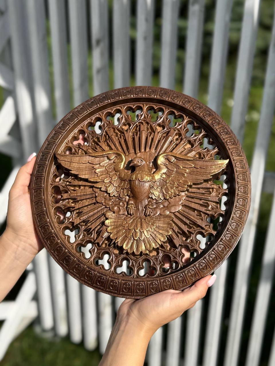 Holy Spirit Dove Wood Wall Art - Kozak Work Shop