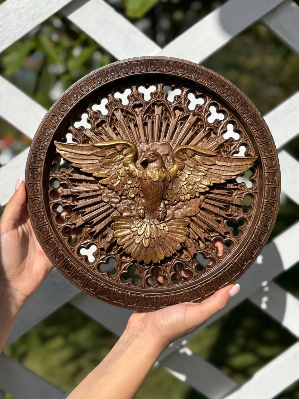 Holy Spirit Dove Wood Wall Art - Kozak Work Shop