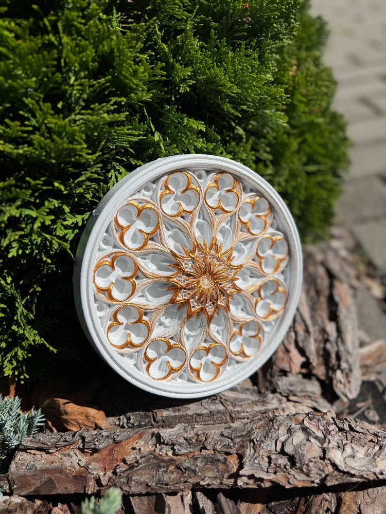 Floral Wood Carving Wall Art - Kozak Work Shop
