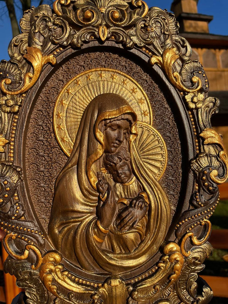Mother Mary Orthodox Icon - Kozak Work Shop