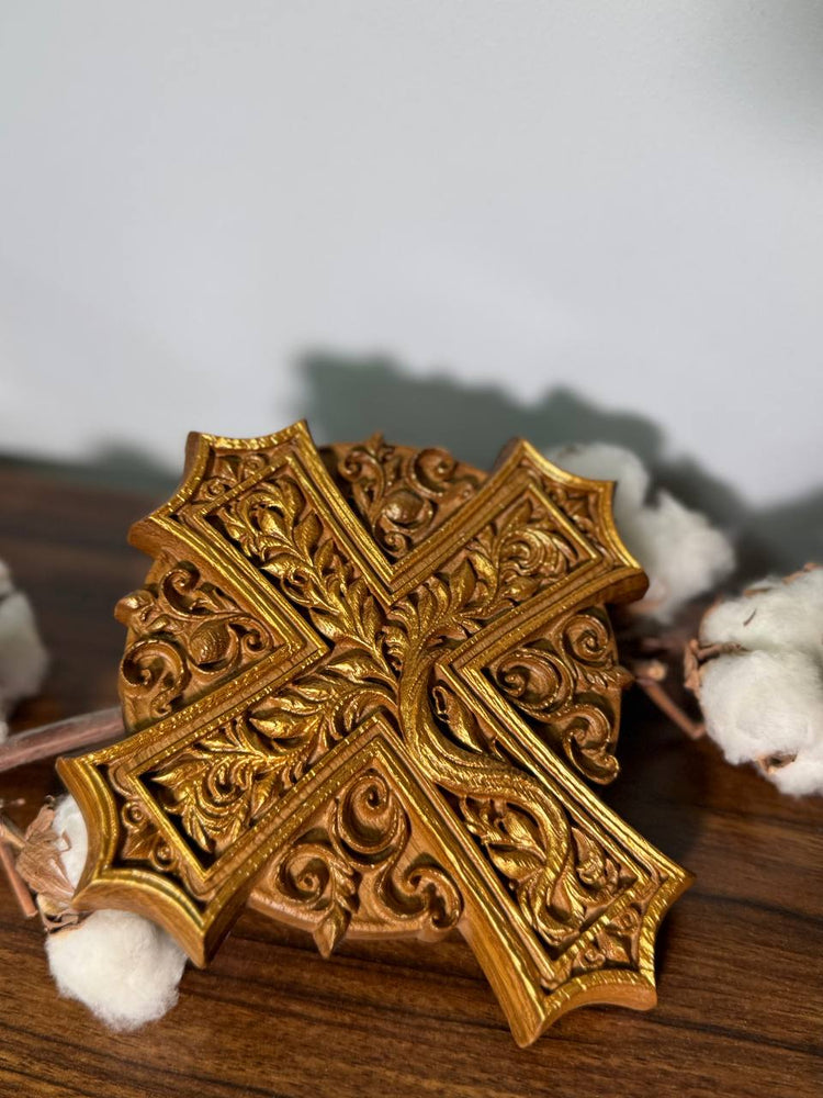 Tree of Life wooden cross - Kozak Work Shop