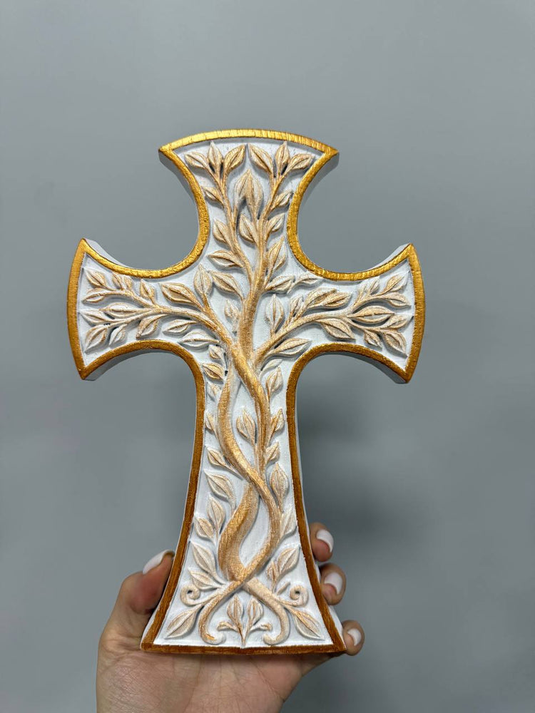 Handcrafted Tree of Life Cross - Kozak Work Shop