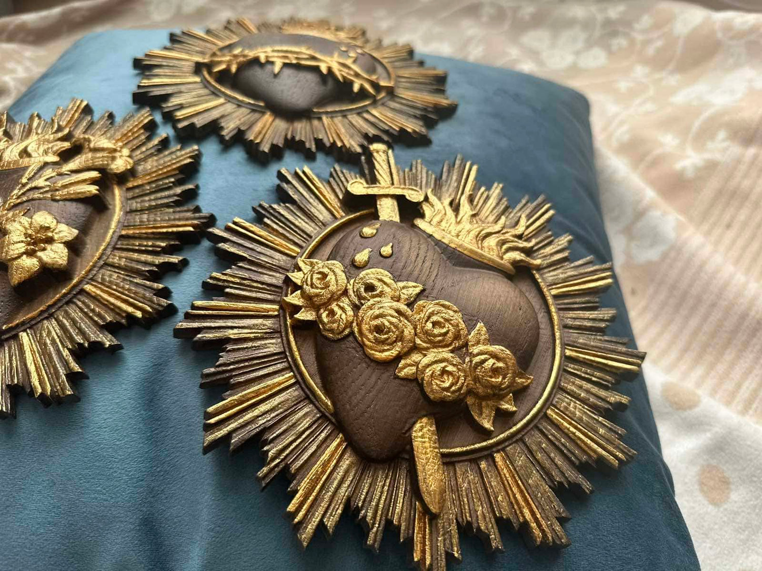 Three Sacred Hearts of the Holy Family - Kozak Work Shop