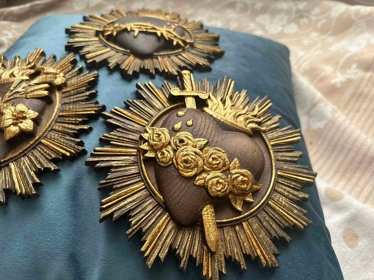 Three Sacred Hearts of the Holy Family - Kozak Work Shop